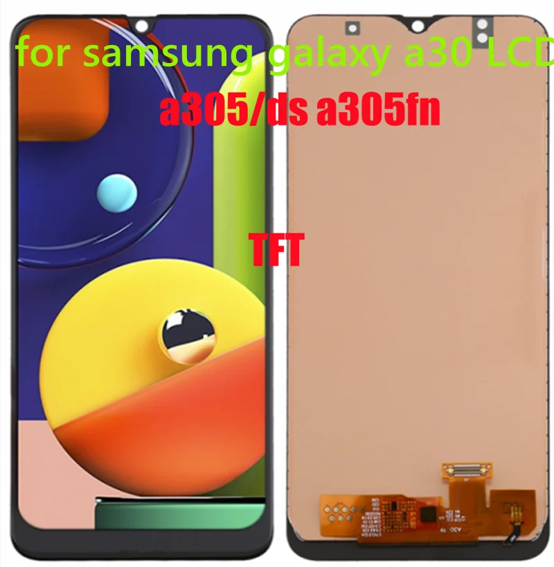 

For samsung galaxy a30 mobile phone display a305/ds a305f a305fd a305a touch screen digitizer for samsung galaxy a30 LCD