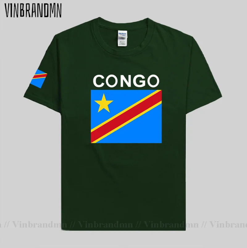 DR Congo men t shirts 2022 jerseys nation team cotton t-shirt gyms clothing tee country tops COD DRC DROC Congo-Kinsha Congolese