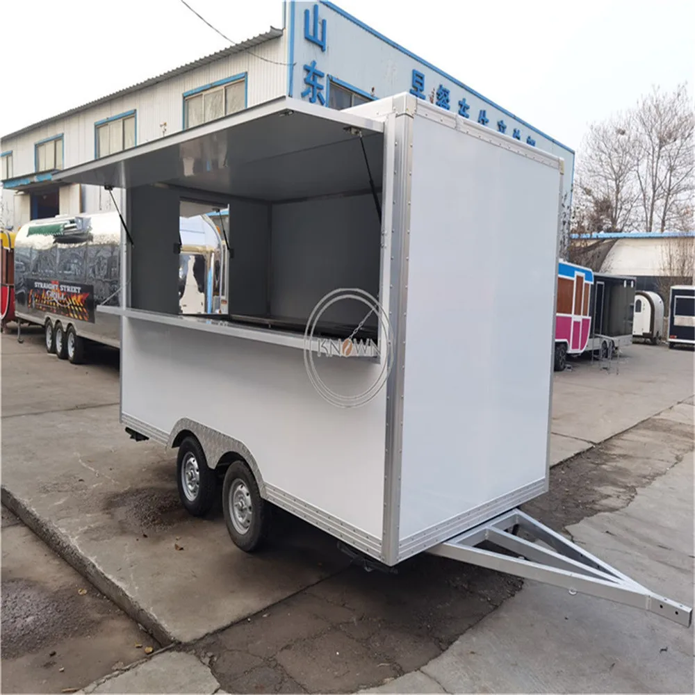 إنتاج جديد رائجة البيع عربة عمل طعام عربة القهوة المحمول مطعم شاحنة الغذاء للبيع