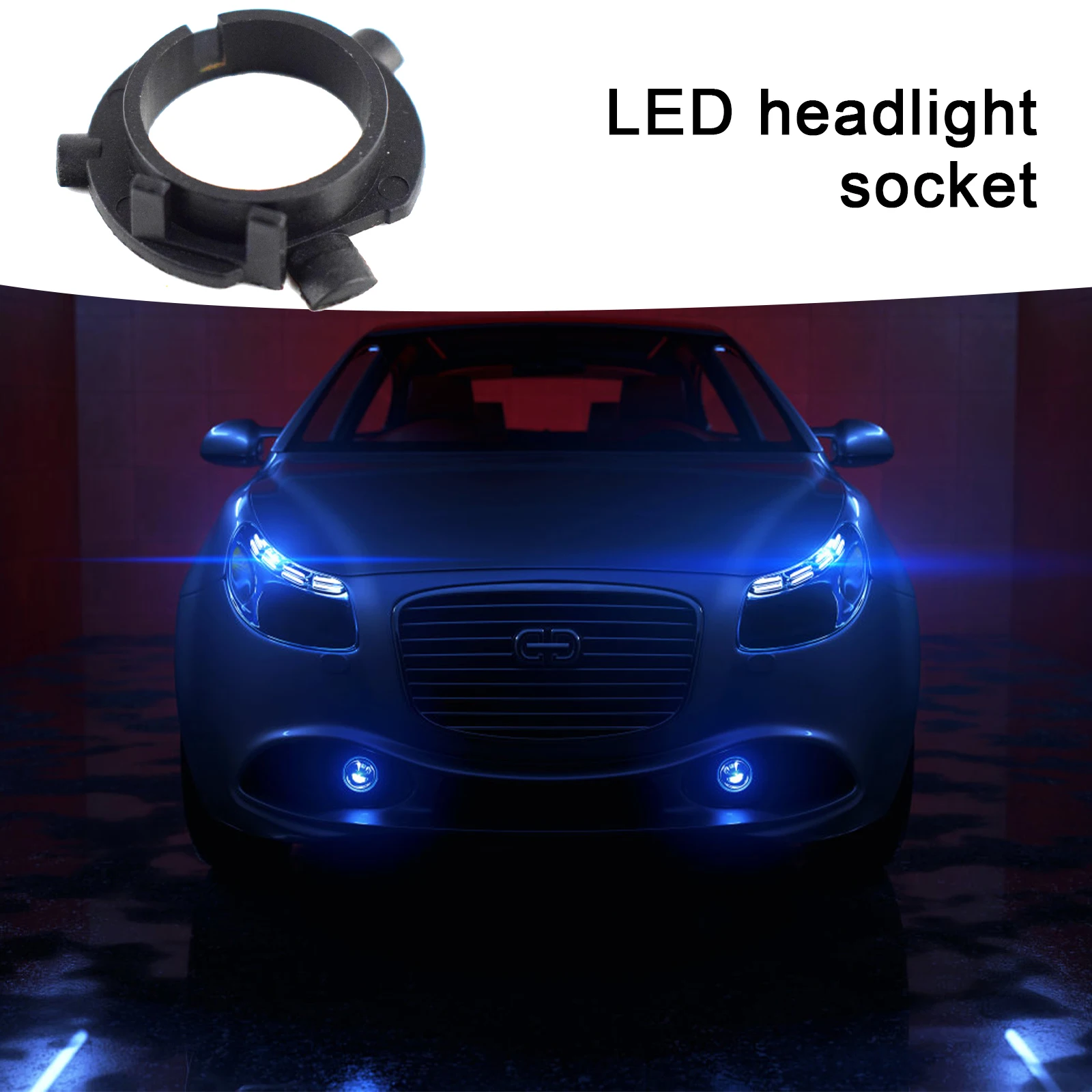 

For Hyundai Veloster I30 Low Beam LED H7 Bulb Holder For KIA K4 K5 Sorento LED Headlight Socket LED H7 Adapter Base Parts New