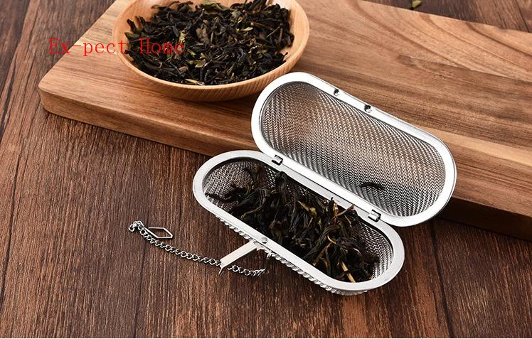 200pcs Pratical Tea Strainer Filter Hanging Safe Reusable Mesh Tea Strainer Stainless Tea Infuser Strainer Steel Kitchen