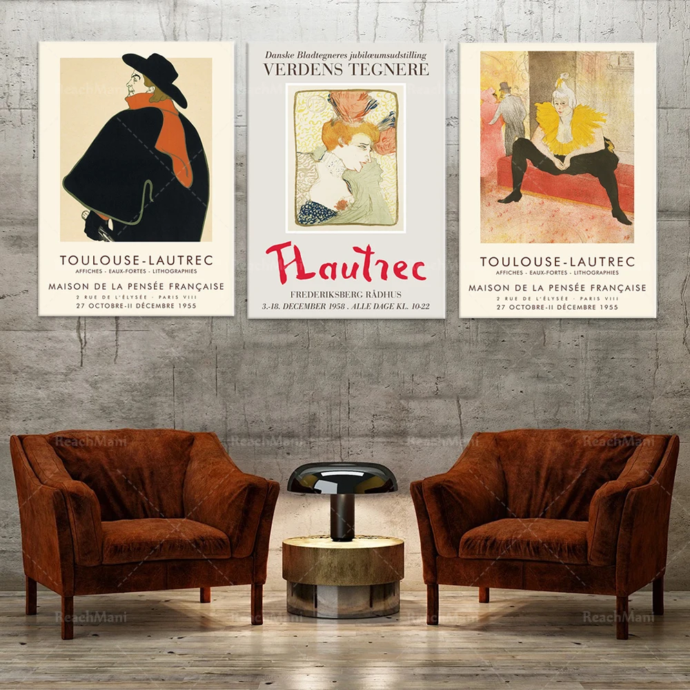 

Toulouse Lautrec Art Exhibition Digital Download Affiche vintage Print