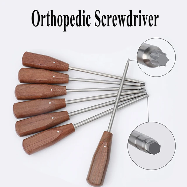 1 sztuk profesjonalny trójkątny śrubokręt sześciokątny Pet sprzęt ortopedyczny dostarcza klinika szpital Canine felino Tools