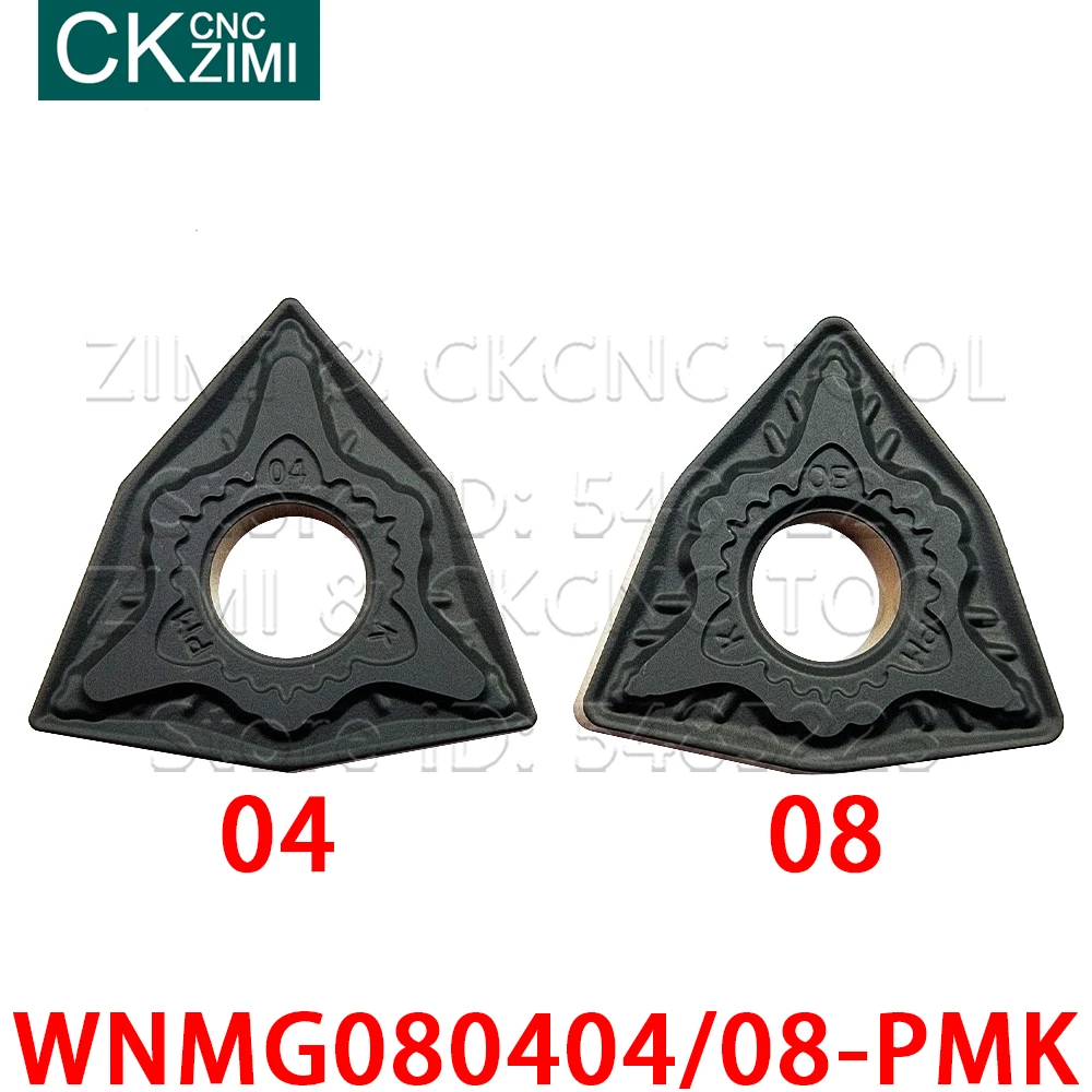 Inserts en carbure WNMG080404-PMK WNMG080408-PMK ZMC25 outils de tournage externe CNC outils de tournage de coupe WNMG outils de tour pour l'acier