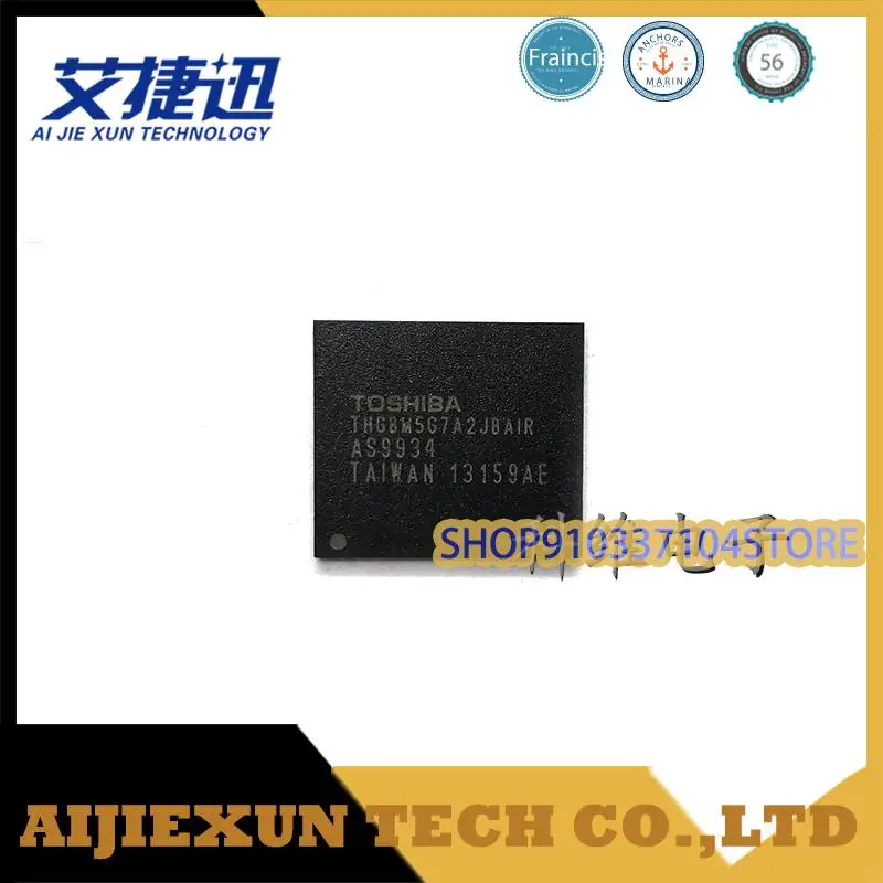 2pcs/lot THGBM5G7A2JBAIR 153pins memory IC chips new and origianl