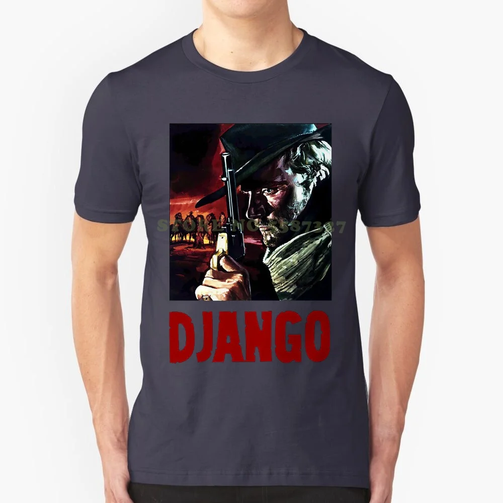 Fashion Tee Django #2-Custom Spaghetti Western T Shirt ( 122 )-Franco Nero Harajuku Punk Tops Tees