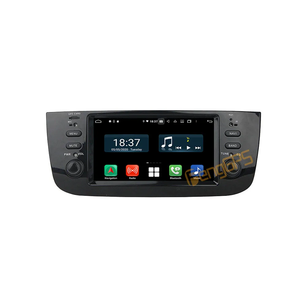 For Fiat Linea Punto Evo 2009 - 2015 Android Car Radio Stereo Multimedia Player 2 Din Autoradio GPS Navigation PX6 Unit Screen