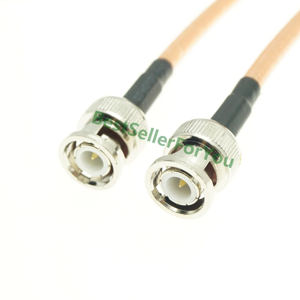 RG142 CABLE BNC male plug to BNC male RF Pigtail Caox Jumper