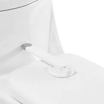 ベビートイレロック子供用安全装置保護ロックベビーキッズプルーフバスルームトイレ蓋シートロック3M接着剤付き