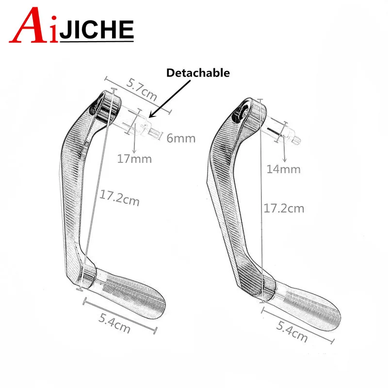 Moto 7/8 "22mm manopole manubrio leve frizione freno protezione protezione per HONDA CMX300 CMX500 CMX REBEL 300 500 REBEL300