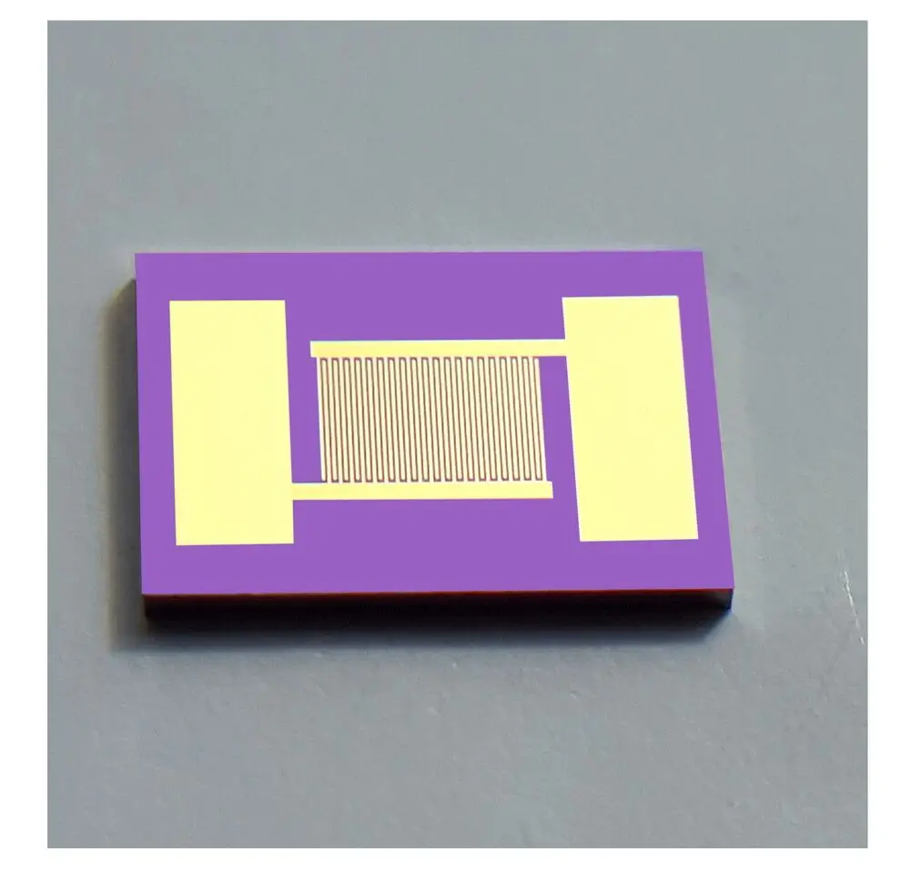 

30um Monocrystalline Silicon Interdigital Electrode Photoelectric Detection of Gas Humidity Biosensor Chip MEMS High Precision