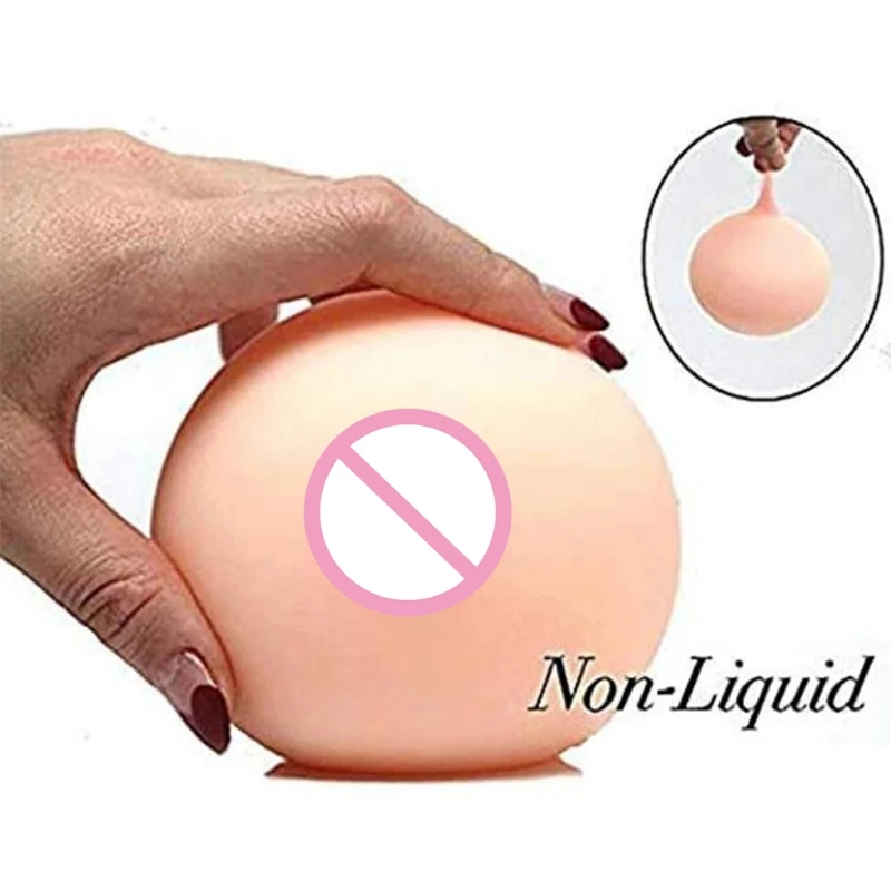 Interesting toy squeeze ball prank gadgets anti stress sensory Simulation Breasts Novelty Toy Funny Party Gift