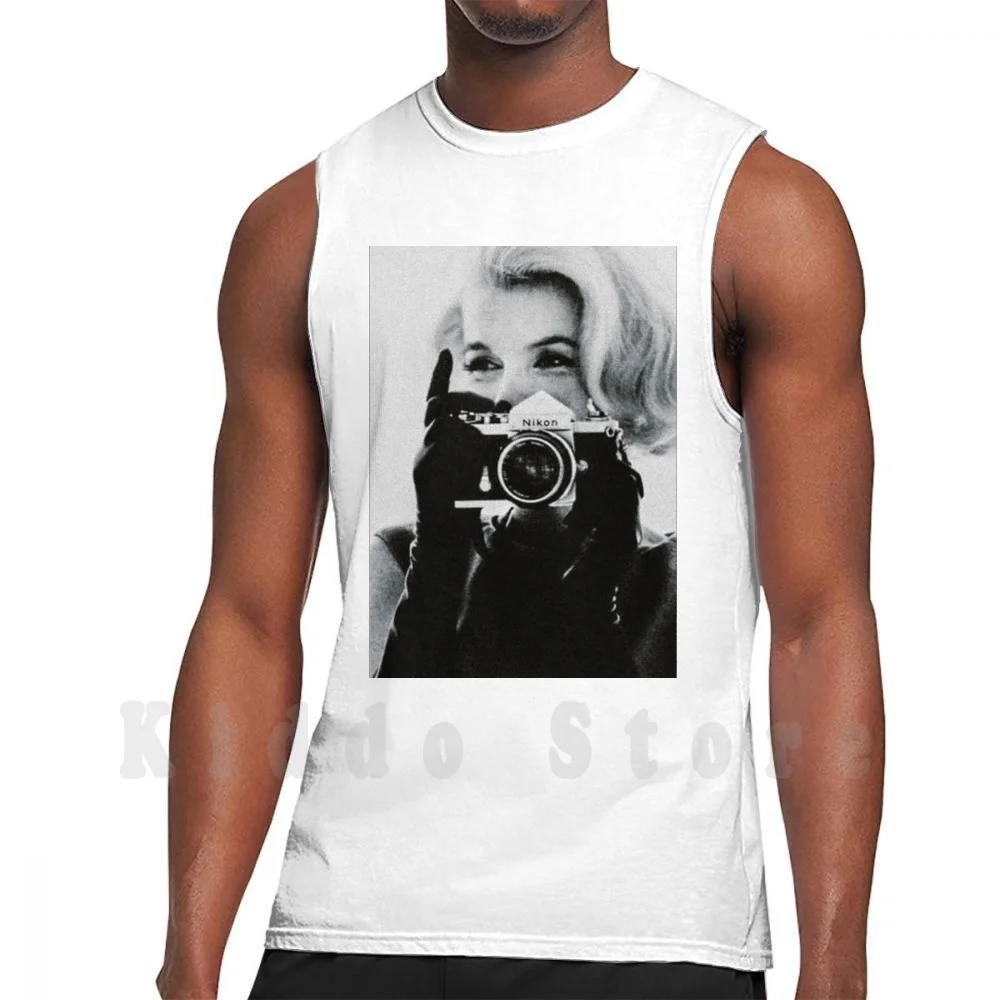 

Marilyn Monroe With Her Camera Tank Tops Vest Sleeveless Marilyn Monroe Marilyn With Her Camera Marilyn Monroe