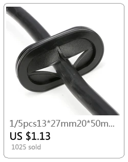 1/10p einseitige Gummitüllen zum Schutz, Ring15/17/20/22/25/27/30/32/35/40/45/50/70 mm, geruchlose Gummidichtung zum Schutz des Drahts – Detail 32