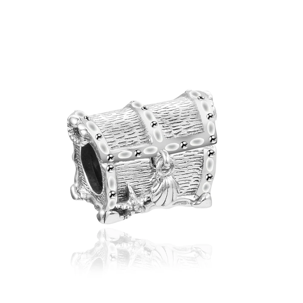 

Fits Pandora Bracelets Chest of Treasure Charm Original 925 Sterling Silver Beads for Jewelry Women Gift