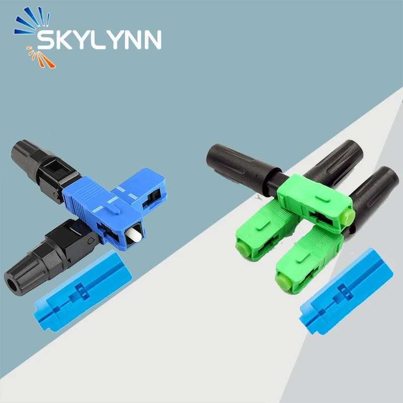 

10 шт. 60 мм длина SC/UPC SC/APC полевой сборный волоконно-оптический быстрый соединитель для FTTH