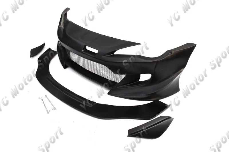 FRP Fiber Glass GRD X PD Ver.3 Aero Style  Front Bumper & Front Splitter & Front Canards Fit For 2012-2018 GT86 FT86 ZN6 FRS BRZ
