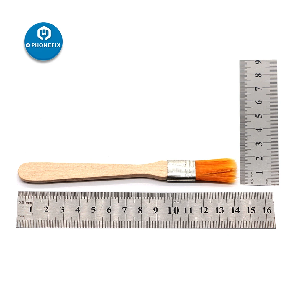 15/20MM BGAแปรงสำหรับทำความสะอาดคอมพิวเตอร์แล็ปท็อปโทรศัพท์เมนบอร์ดBGA Reballingซ่อมเครื่องมือทำความสะอาดไม้จับ