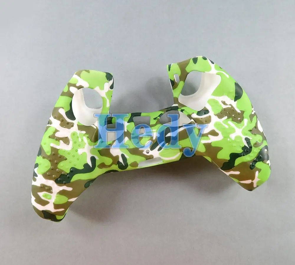 1pcs Water Transfer Printing Silicone Case for PlayStation 5 PS5 Controller Protection Skin for DualSense Gamepad Cover