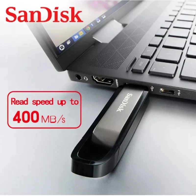 

SanDisk CZ810 USB-накопитель Высокоскоростной 400 МБ/с U-диск USB 3.2 256 ГБ Pen Drive 128 ГБ 64 ГБ USB 3.0 флэш-накопитель