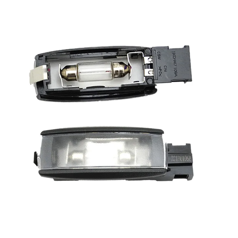 Car Reading Lamp Sun Visor Makeup Light For GOLF 6 MK6 7 MK7 PASSAT B6 B7 CC POLO Tiguan Touran Kodiaq SEAT Alhambra Leon Ateca