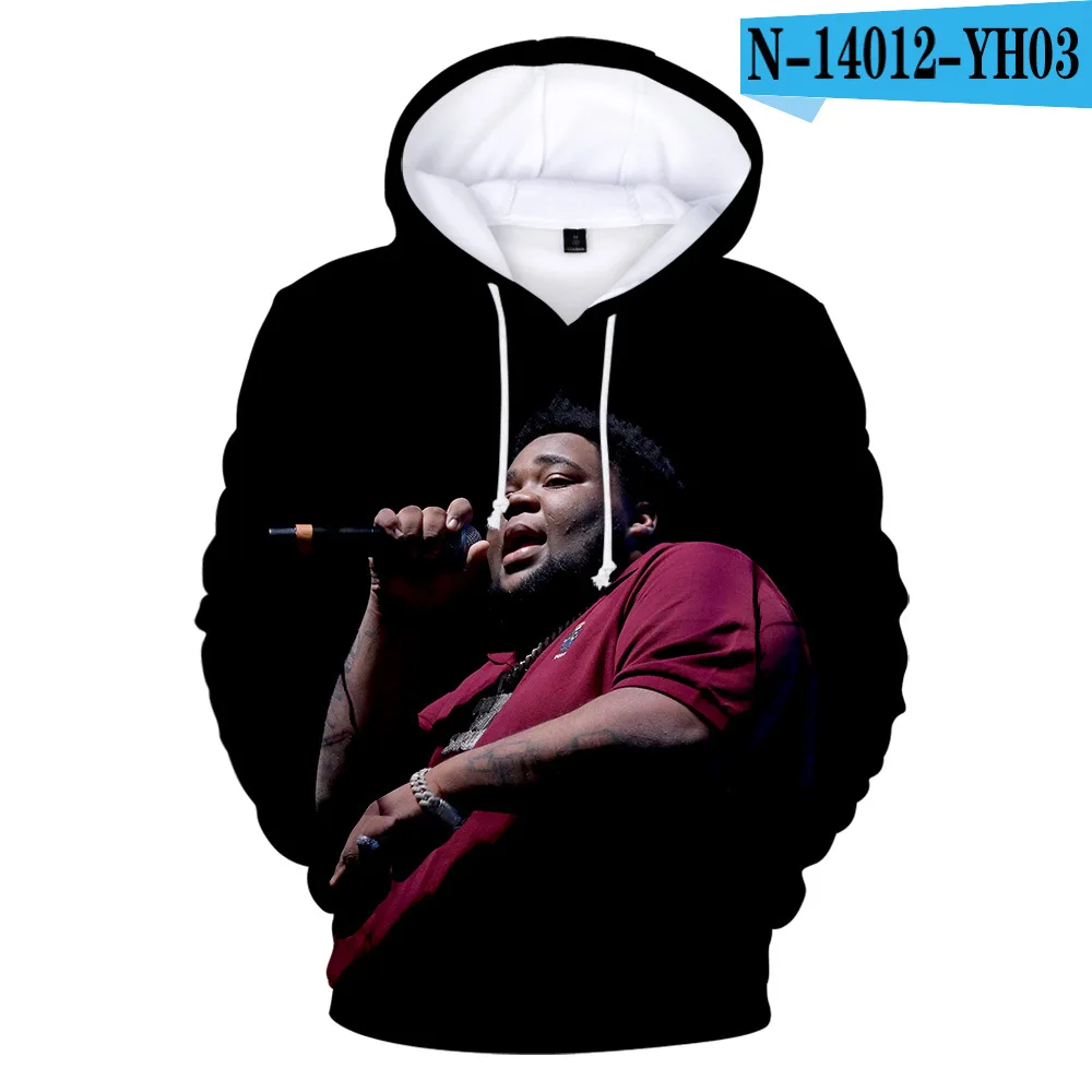 Sudadera con capucha Rod Wave para hombres y mujeres, sudadera con capucha 3D informal, ropa de calle para niños y niñas, Tops de Hip Hop de manga