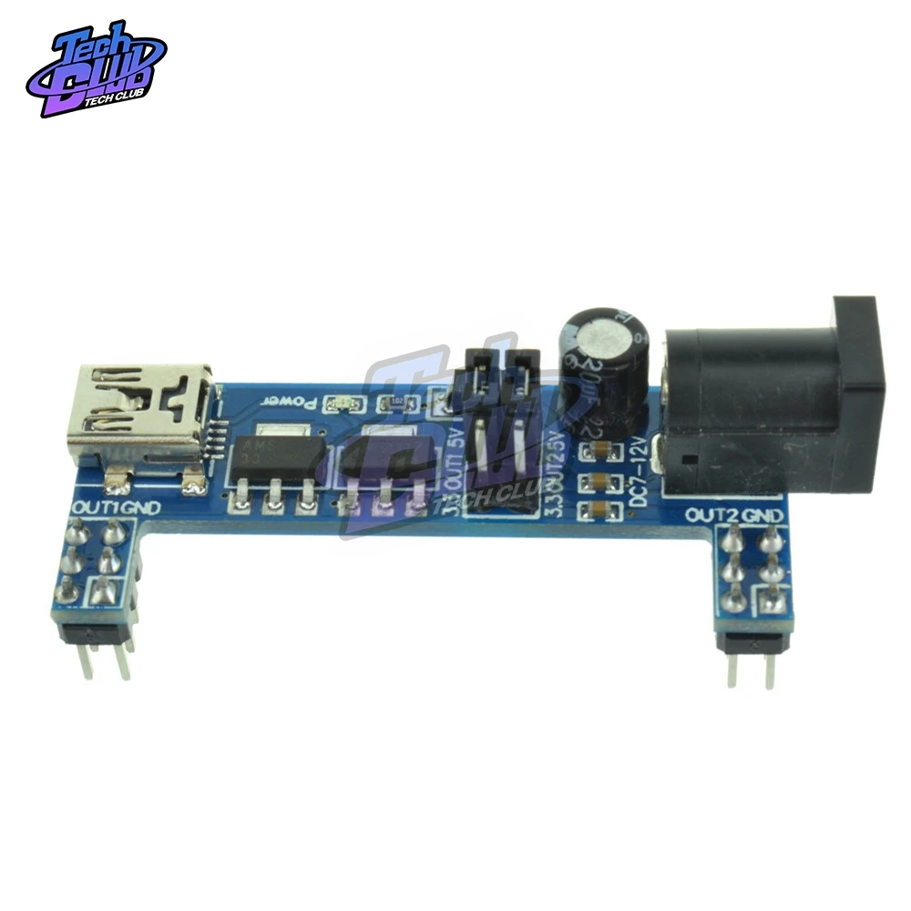 Modulo di alimentazione Breadboard MB102 DC 3.3V 5V per alimentatore Mini USB senza saldatura scheda per il pane compatibile MB-102 MB 102