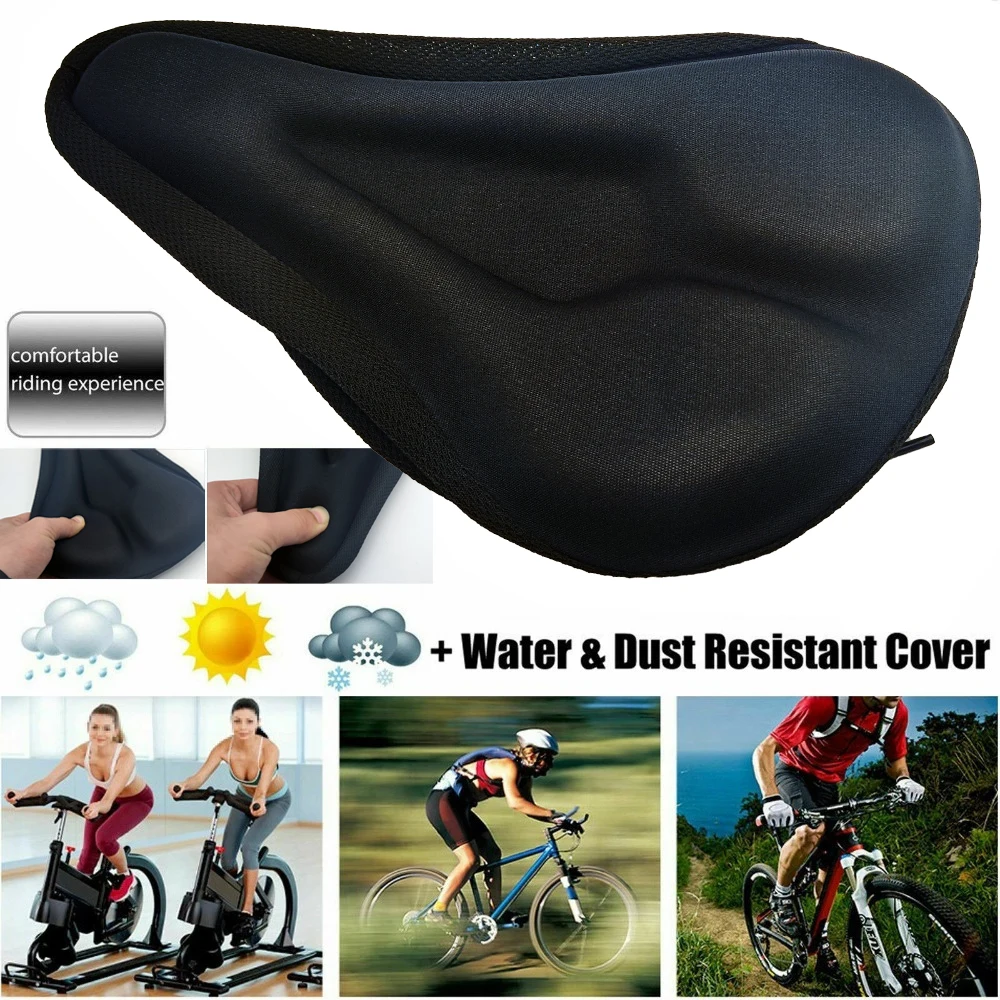 Bicycle Seat Breathable Bicycle Saddle Seat Soft Mountain Bike Bicycle Seat Cushion Cycling Pad Cushion Cover