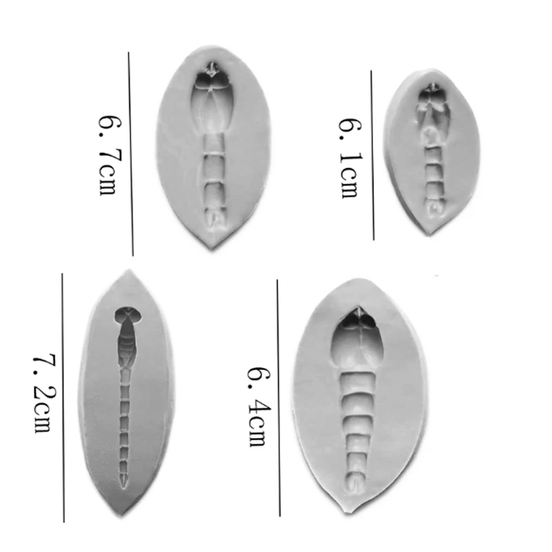 Dragonfly Body Silicone Molds Fondant Cake Decorating Tools Silicone Molds Sugarcrafts Chocolate Baking Tool Cakes Gumpaste Form