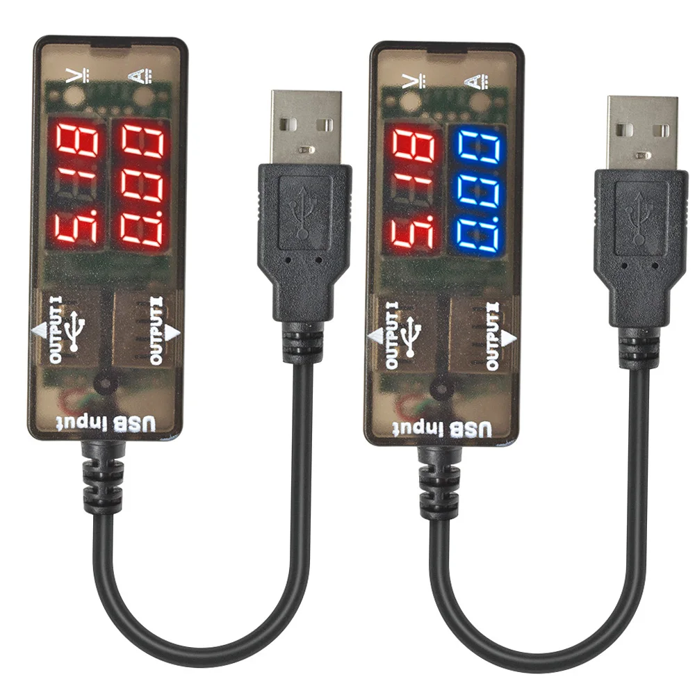 DC Digital Voltmeter Ammeter Mini Creative Phone USB Tester Voltage Current Meter Portable USB Charger Doctor USB Power Detector