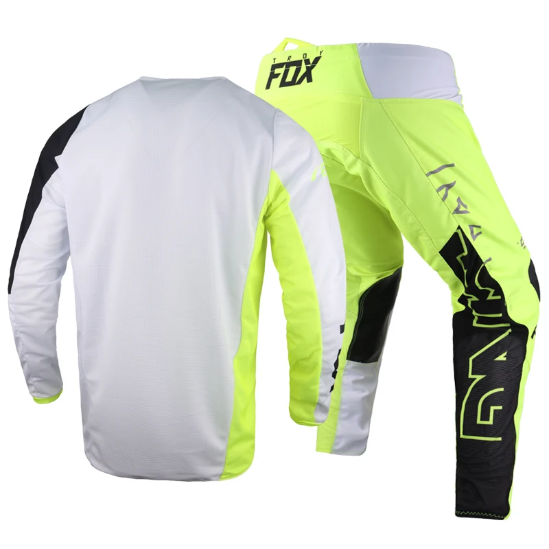 Conjunto de equipo de carreras de Motocross para hombre, Skew y pantalones de Conjunto de Jersey, traje de Moto de calle, color azul y rojo, 2022,