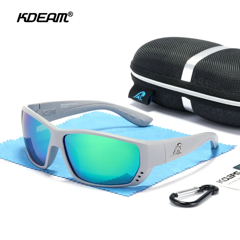 

Polarized Sport Sunglasses for Men Square UV400 Mirror Fishing Driving Shades Women Outdoor Sun Glasses With Free Box