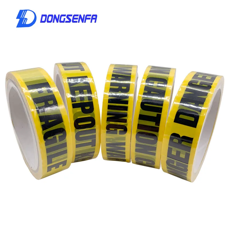 1/Roll 24mm*25m Warning Tape Danger Caution Fragile Barrier Remind Work Safety Adhesive Tapes DIY Sticker For Mall Store School