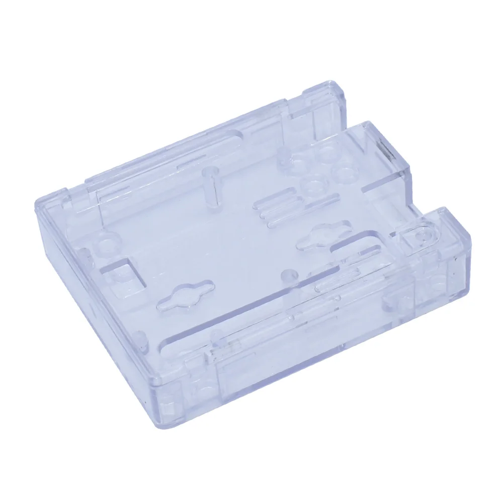 Acrylic Black ABS Plastic Case Shell Transparent Box for Arduino UNO R3