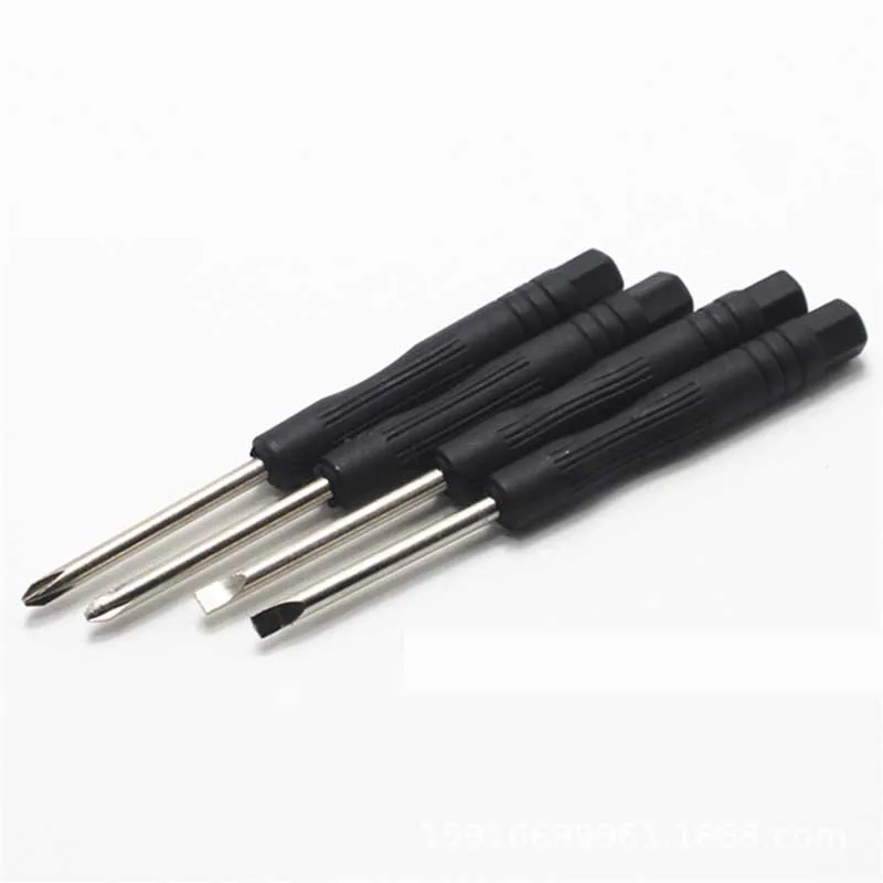 100pcs/lot 87mm x 3mm Mini Pocket 3mm Cross Phillips or Slotted 3.0 Screwdriver Repair Tool Screw Driver Mobile phone PC Tools