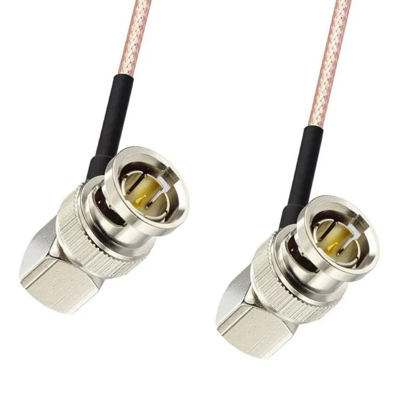 BNC Male Straight Right angle To BNC Male Female 75 Ohm RG179 Pigtail Cable for HD-SDI 3G-SDI Vedio CCTV Camera Camcorder