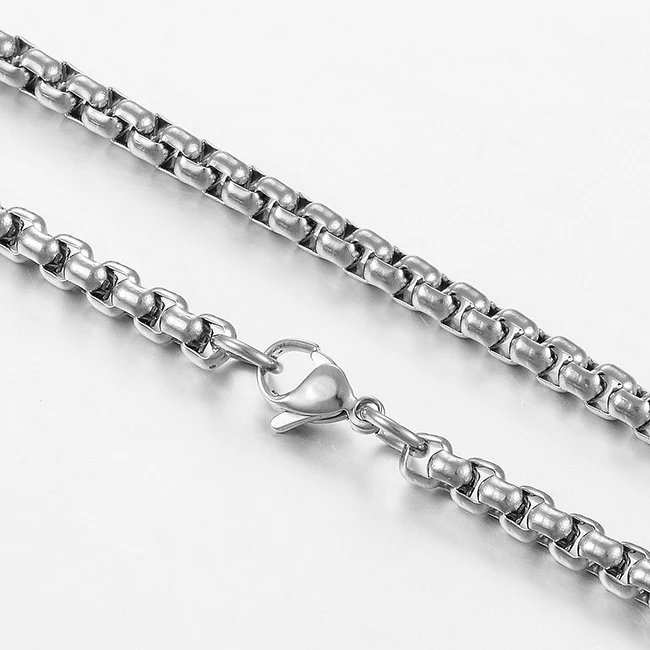 Herren-Halskette aus Edelstahl im Hip-Hop-Stil, Modischer Hochwertiger Schmuck – Detail 3