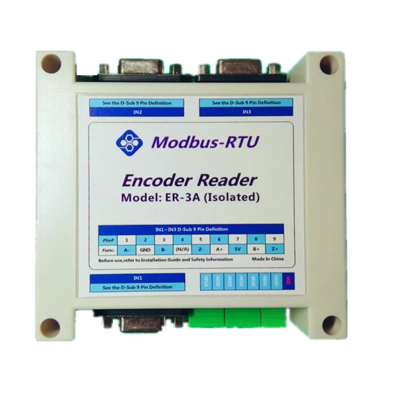 Er-3a Geïsoleerde Modbus Van Raspen Schaal Magnetische Raspen Encoder/Collector Module