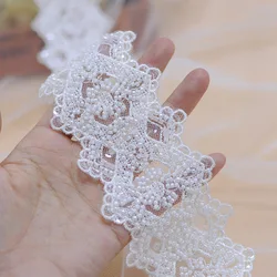 Bridal Beaded Lace Veil Headband Doll Clothes Accessories Lace (3Yard/10yards)pack