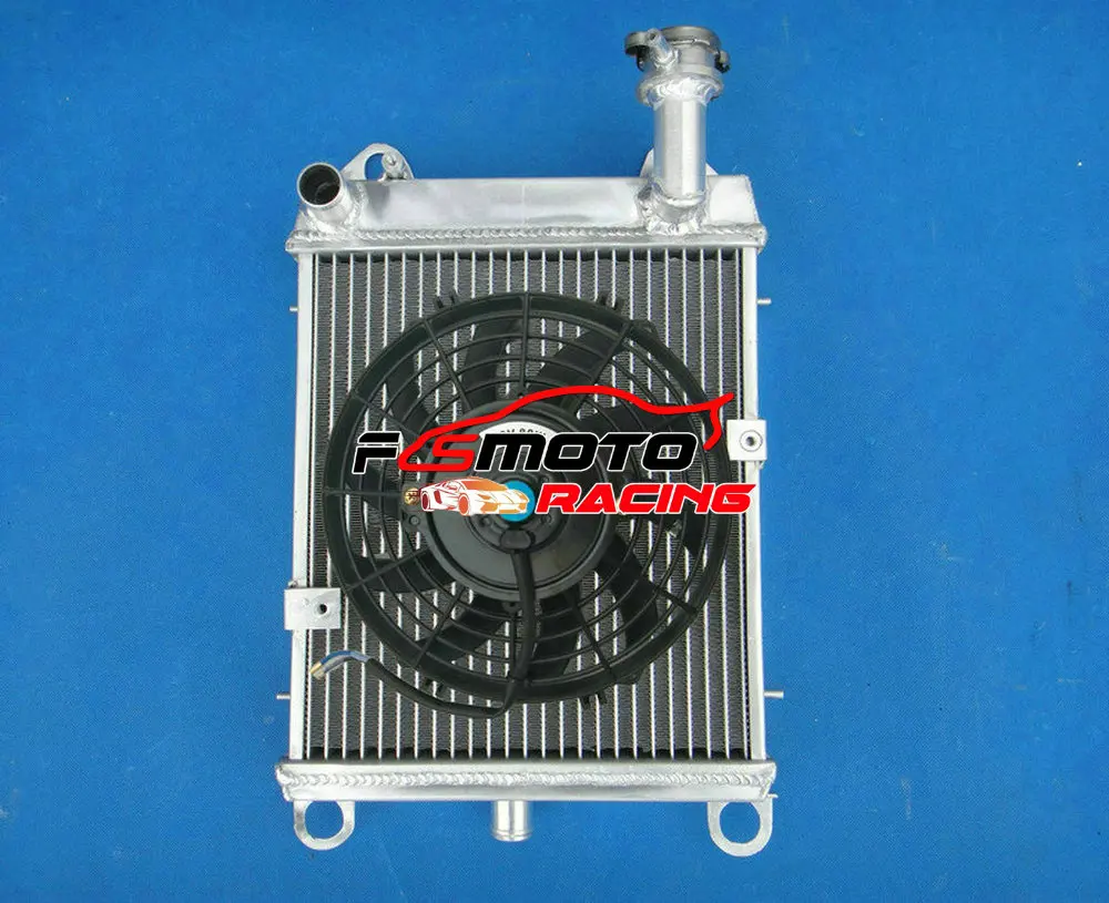 Aluminum Radiator + Fan For Honda Goldwing GL1100 Interstate Gold Wing SC02 GL1100A Aspencade GL1100I Interstate 1980-1987 1986