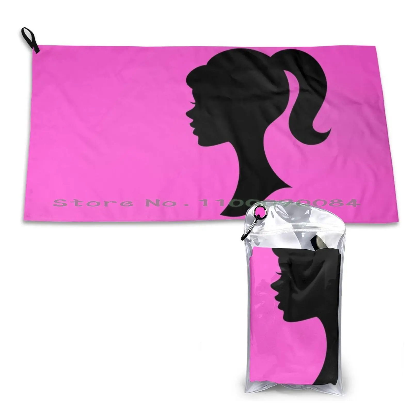 Face Silhouette , Ponytail Quick Dry Towel Gym Sports Bath Portable Yuki Tsunoda Autograph Yuki Tsunoda Signature Yuki Tsunoda