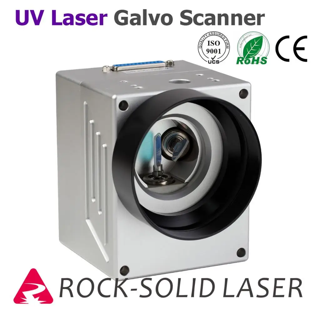 UV Laser Galvo Scan Head For Laser Marking Machine 355nm Galvanometer with Power Supply Set