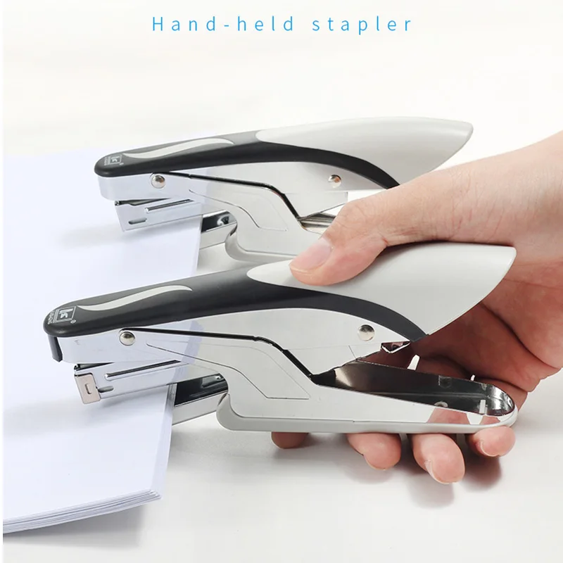 Hand-held Labor-Saving Stapler Cute Stationery Office Supplies Stapler With Staples