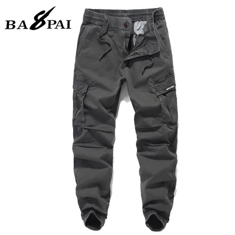 

BAPAI Spring Winter Military Pants Men Khaki Cargo trousers Casual Cotton Tactical Pants Men Big Size Army Overol Hombre