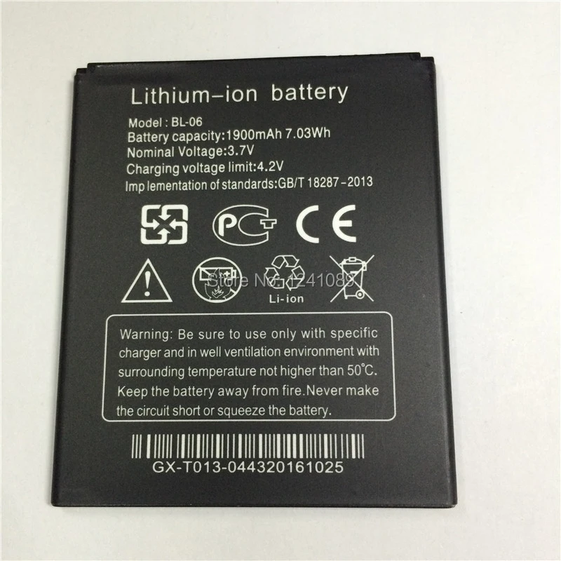 YCOOLY100% original battery THL BL-06 battery 1900mAh T6C Original quality Mobile phone battery Long standby time