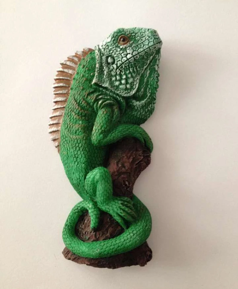 Spain Lizard Resin Creative Refrigerator Stickers Simulation Animal Collection Gift Travel Souvenir for Home Decoration