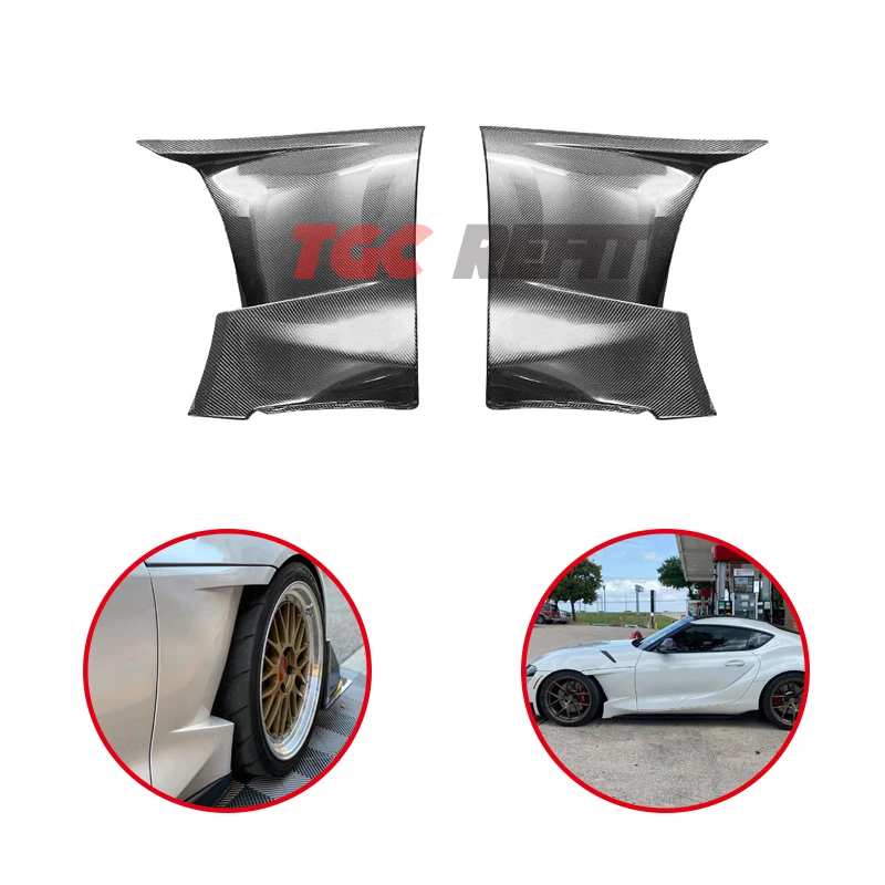 

Carbon Fiber Side Fender For Toyota Gr Supra A90 A91 Mkv Evs Style Fenders Front Fender Cf Refit Car Products Accessories