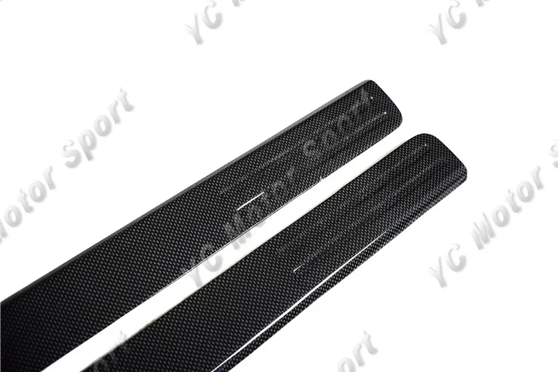 Car Accessories Dry Carbon Fiber Door Sill Fit For 2015-2019 F488 GTB & Spider Ferrari F8 Kick Panel Door Sill Without Letters