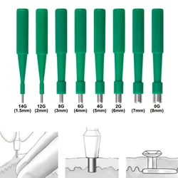 1PC 1.5mm-8mm Disposable Biopsy Punch Sterile Biopsy Dermal Anchor Punch for Piercing Stainless Steel Sharp Skin Piercing Tool