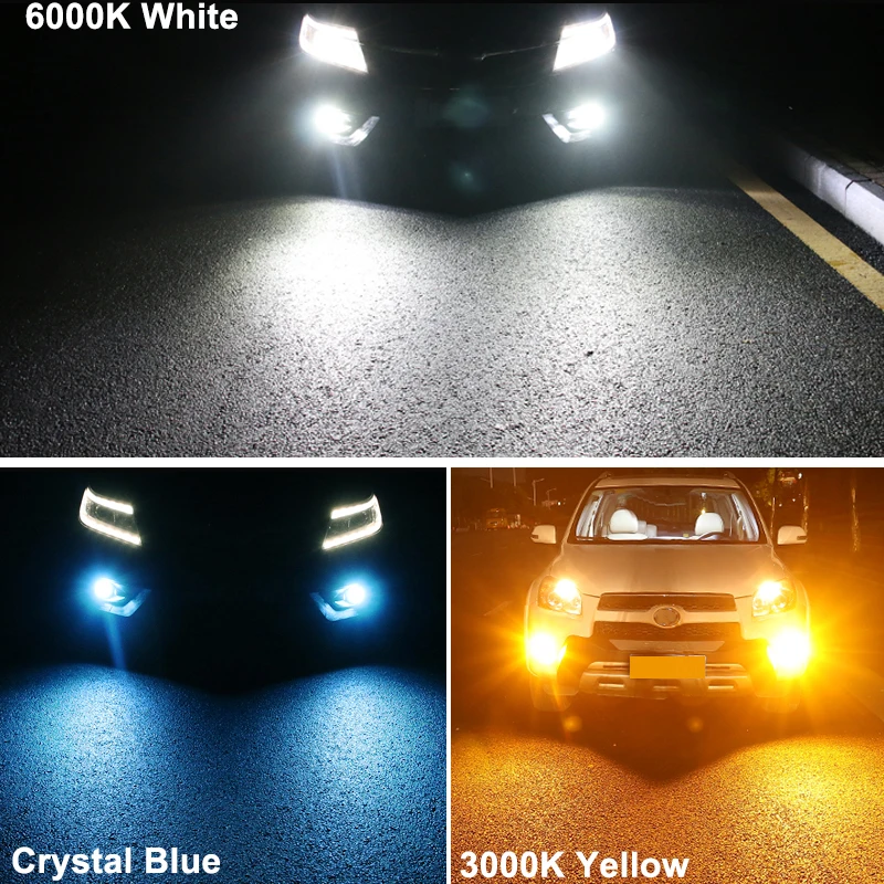 2x H11 LED Bulbs  For Fog Lights No Error For BMW mini E71 X6 M E70 X5 E83 F25 X3 2004 For E53 X5 2003 - 2006 E90 325 328 335i